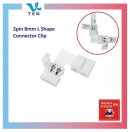 2Pin 8mm L Shape Solderless Connector For 2835 LED Strip Light