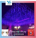 4x0.6M LED Curtain Light Icicle Light String Light Lampu Hiasan