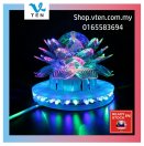 Rotating Crystal Magic Ball Bulb Disco KTV Club DJ RGB Lighting