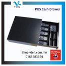 New Steel POS Cash Drawer Box w/ 5Bill/5Coin RJ11 KeyLock Coin