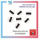 4Pin 10mm Connector Needle Male Type For 5050 2835 RGB LED Strip