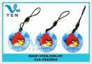 Proximity 13.56Mhz Rewritable Keyfobs Tags IC Tag Angry Bird