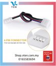 4Pin 10mm LED Strip Connector Cable For 5050 RGB LED Strip Light