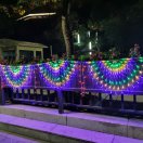 3.5M Peacock Light Deepavali Light Dewali Light Curtain Light