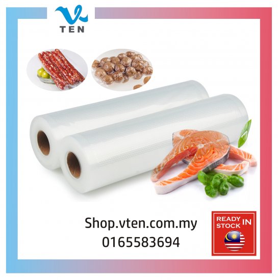 Food Fresh Vacuum Sealer Compressed Bag Home Kitchen 20CMx500CM - Click Image to Close