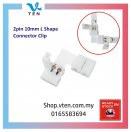 2Pin 10mm L Shape Solderless Connector For LED Strip Light 免焊连接器