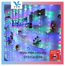 3MX3M 320LED Running Waterfall Curtain Light Christmas Decorate
