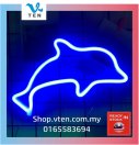 INS Neon Wall Light Night Light Dolphin Night Light Bedroom