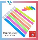 Neon Waterproof TYVEK Paper Wristbands EVENTS Wedding Playground