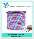 Waterproof 240V 144LEDS 6Colors RGB Marquee Running LED Strip 5M