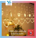 Marry Me LED Love Heart Wedding Party Decoration Curtain Light