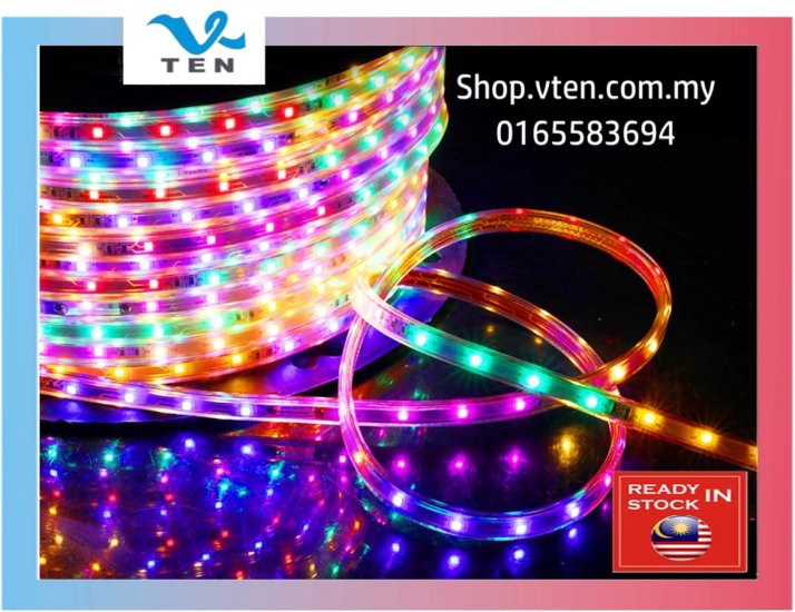 Waterproof 240V 48LEDSRGB Marquee Running LED Strip Light 1Meter - Click Image to Close