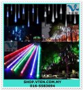 50cm Snowfall LED Light Rain Drop LED Lampu 8pcs/set