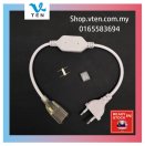 10mm Power Plug Power Adapter For AC240V LED Strip Support 100M