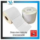 80x60mm 1000pcs Art Paper Barcode Label Sticker For Ink Printer