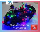 17M V8 RGB Change Color Fairy Light Lampu Raya Lampu LED