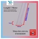 PVC LED Strip Track Slot Clip Holder For 5-10mm LED Strip Light