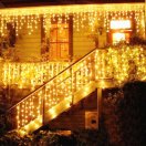 4Meter Wave LED Curtain Icicle String Light Party Decorate Lampu