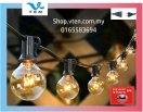 G40 LED Bulb String Lights With 25 Bulbs Backyard Garden Light