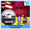 Bluetooth Crystal Magic Ball Light Mp3 Player Disco Remote Cont