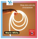 1Meter Warm White 240V IP65 360 Round Neon LED Strip Light Lampu