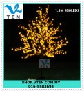 1.5M 480LEDS Sakura Floral Christmas Tree Lighting Outdoor Lamp