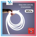 240V IP65 360 HighBright Round Neon LED Strip Light White 1Meter