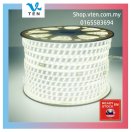 High Bright 20M AC240V 3Row Ceiling LED Strip Light IP66 White