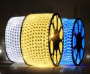 IP66 240V High Bright 5730 Double Row LED Strip Light 1 Meter WW