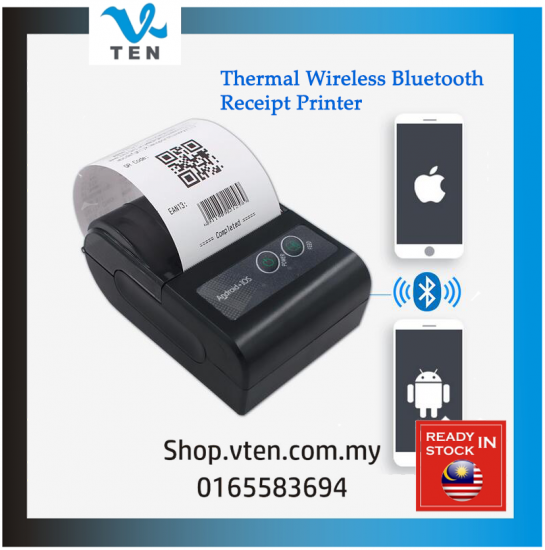 58mm Mini Thermal USB Bluetooth Receipt Printer Pos 蓝牙小票打印机 - Click Image to Close