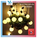 Waterproof 5CM Big Ball Bulb LED String Light Balloons 5M Lamp