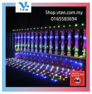 3Mx2M RGB Multi Color Fishnet Net LED String LED Light Fairy
